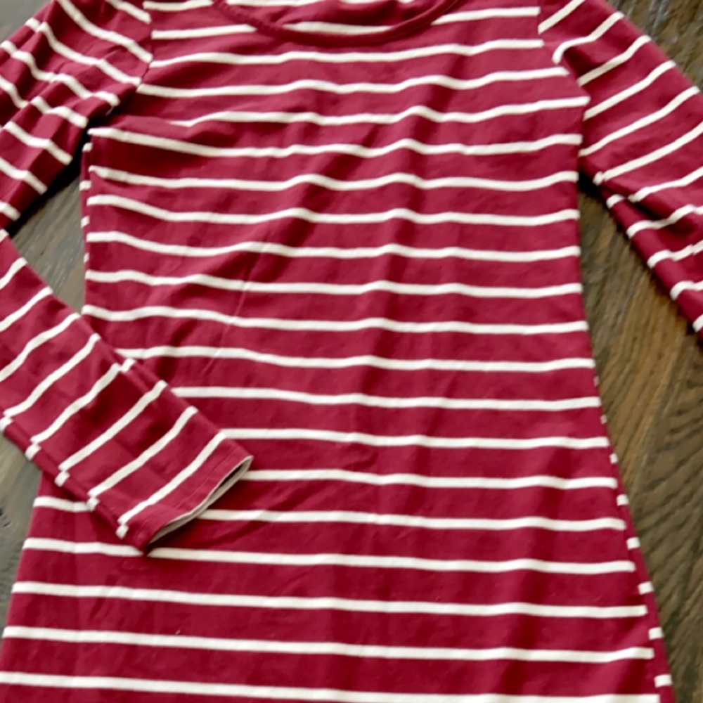 Stripped body con mini dress